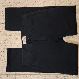 Naked & Famous Denim Navy Blue Stretch Twill Slim Chino Casual Dress Pants